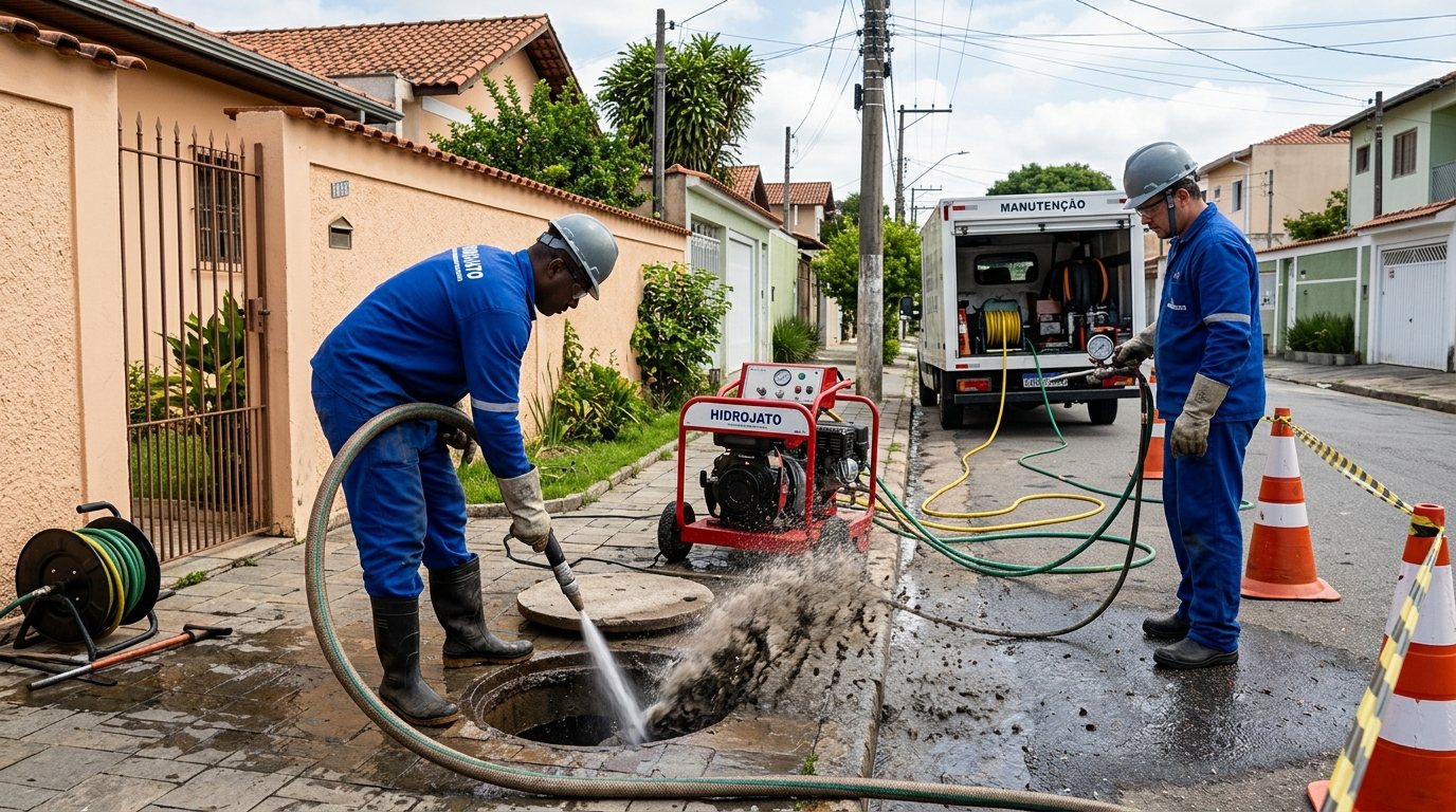 Hidrojateamento Residencial em São José dos Campos‑SP